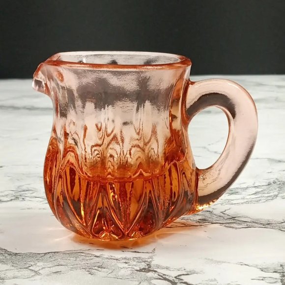 Degenhart Glass Mini Pitcher Trinket Paperweight Toothpick Vtg - Picture 1 of 7